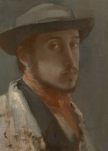 Selbstporträt, ca. 1857-58 von Edgar Degas