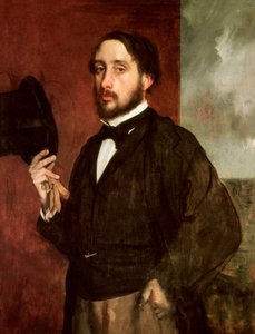 Selbstporträt, ca. 1862 von Edgar Degas