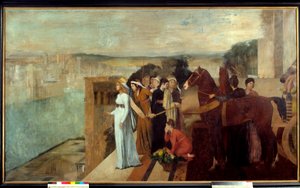 Semiramis baut Babylon von Edgar Degas