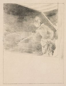 Sänger im Café-Konzert von Edgar Degas