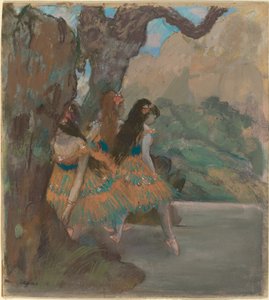 Die Balletttänzer, ca. 1877 von Edgar Degas