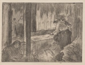 Die Wäscherinnen von Edgar Degas