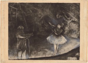 Der Meister des Balletts (ausgeführt in Zusammenarbeit mit Ludovic Lepic) von Edgar Degas