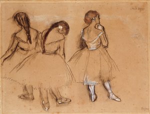 Drei Tänzer von Edgar Degas