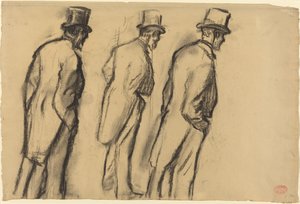 Drei Studien von Ludovic Halévy im Stehen