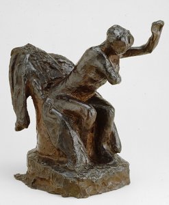 Sitzende Frau in einem Sessel, modelliert ca. 1903, gegossen 1919-21 von Edgar Degas