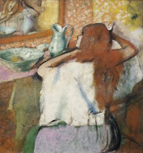 Frau bei ihrer Toilette von Edgar Degas