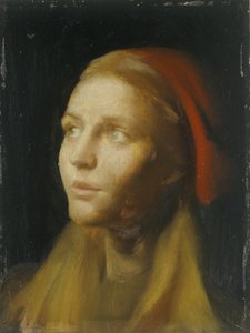 Studie eines Mädchens von Edgar Herbert Thomas