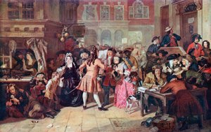 Die Südsee-Blase: Eine Szene in Change Alley im Jahr 1720