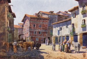 Nordspanien: Miranda del Ebro, Eine Ecke in der Stadt