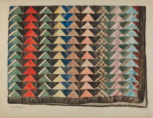 Patchwork-Quilt von Edith Magnette