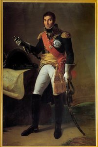 Ganzkörperporträt von Andre Massena, Herzog von Rivoli, Prinz von Essling, Marschall des Empire von Edme Adolphe Fontaine
