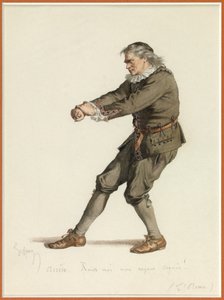 Porträt von Harpagon von Edmond Aime Florentin Geffroy