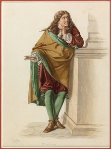 Porträt von Molière, um 1870 von Edmond Aime Florentin Geffroy