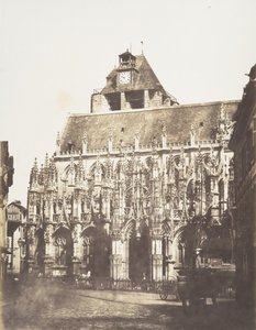 Kathedrale von Louviers, Gesamtansicht, 1852-54 von Edmond Bacot