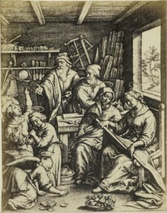 Fotoreproduktion des Stichs Les bulles de savon von Hieronymus Wierix von Edmond Fierlants