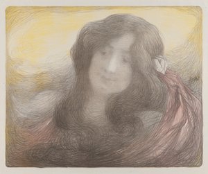 Mädchen mit langem Haar, ca. 1898