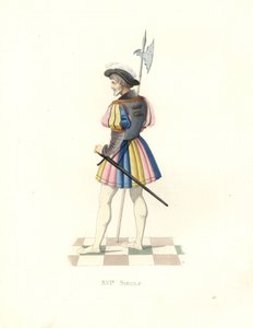 Leibwächter von Franz I. von Edmond Lechevallier Chevignard
