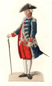 Charles Gravier, Graf von Vergennes (1719-1787), in Uniform als Hauptmann der Wache der Königstür, Frankreich