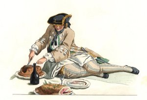 Französischer Herr im Jagdanzug von Edmond Lechevallier Chevignard