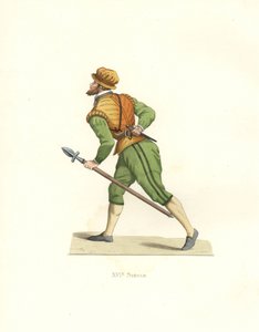 Jäger zur Zeit von Karl IX. von Frankreich von Edmond Lechevallier Chevignard
