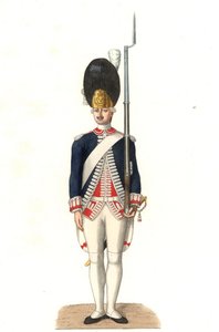 Soldat der französischen Garde von Edmond Lechevallier Chevignard