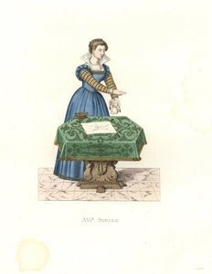 Junge Frau aus Venedig von Edmond Lechevallier Chevignard