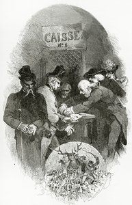 Emargement - Illustration aus Napoléon le Petit, 19. Jahrhundert