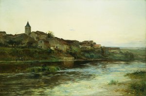 Eine französische Flussstadt