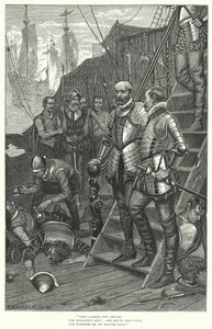 Sir Richard Grenvilles letzter Kampf von Edmund Blair (after) Leighton