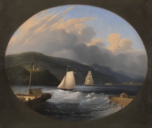 Cornwall Landing, Hudson River, 1851