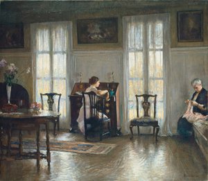 Mutter und Maria, 1922 von Edmund Charles Tarbell