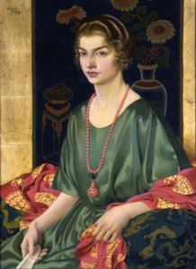Porträt von Elizabeth Allhusen von Edmund Dulac