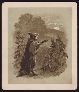 Illustration zu Der Fuchs und die Gans von E. Caldwell