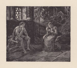Illustration zu Die Nacht von St. Agnes von John Keats