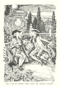 Illustration für R. L. Stevensons Prince Otto