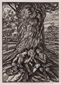 Wie es euch gefällt, Akt II, Szene 4 von Edmund Joseph Sullivan