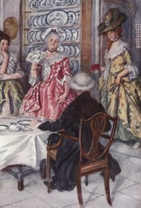Illustration für Der Pfarrer von Wakefield von Oliver Goldsmith von Edmund Joseph Sullivan