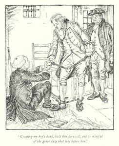 Illustration für Der Pfarrer von Wakefield von Oliver Goldsmith von Edmund Joseph Sullivan