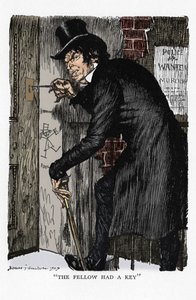Szene aus Der seltsame Fall des Dr. Jekyll und Mr. Hyde von Robert Louis Stevenson, 1927