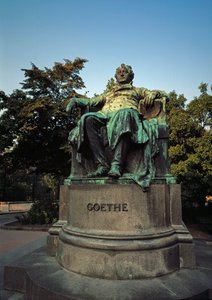 Denkmal zu Ehren des deutschen Dichters Johann Wolfgang von Goethe (1749-1832)