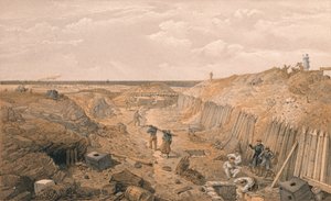 Graben des Bastion Du Mat, 1856