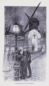 Böhmisches Paris: Le Moulin de la Galette von Edouard Alfred (1875 1954) Cucuel