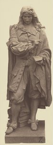 La Rochefoucauld, Statue von Noël Jules Girard, Dekoration des Louvre, Paris von Édouard Baldus