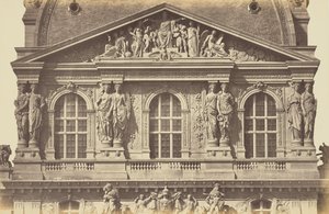 [Der zweite Stock des Pavillon Richelieu, Louvre, Paris] von Édouard Baldus