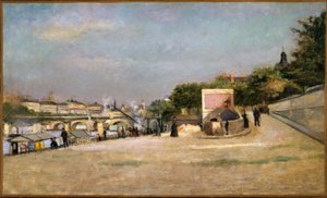Die Pont des Arts und die Pont-Neuf, gesehen vom Ufer der Pont des Saints-Pères, ca. 1880 von Edouard Cremieux