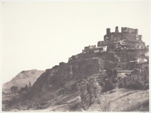 Schloss Murol in der Auvergne von Edouard Denis Baldus