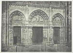 Hauptportal der Kathedrale von Chartres