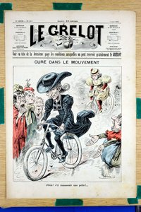 Cover von „Le Grelot“, Nummer 1269, satirisch in Farben