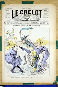 Titelblatt von Le Grelot, Nummer 835, Satirique en Couleurs